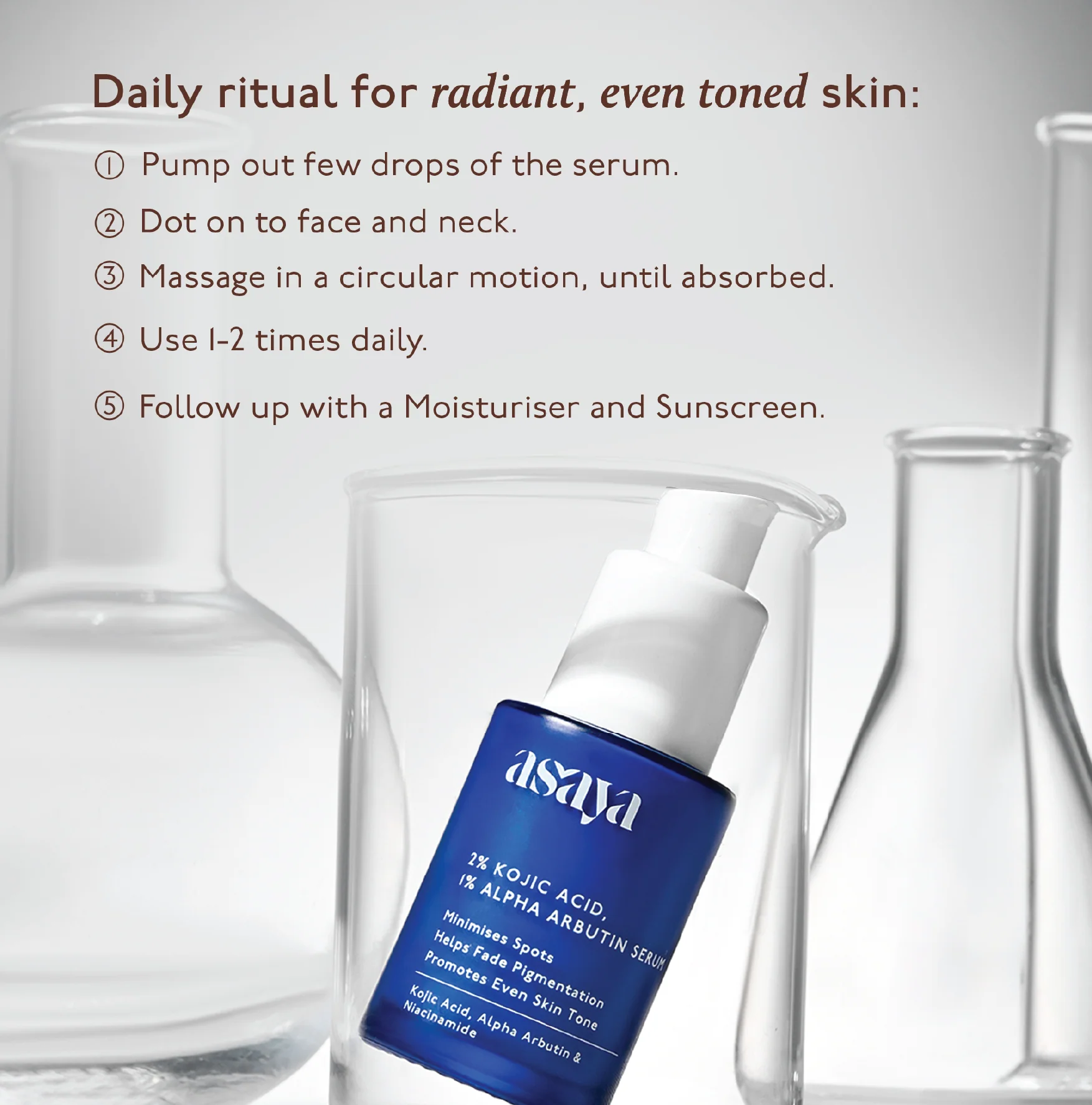 2% Kojic Acid & 1% Alpha Arbutin Serum - Image 6