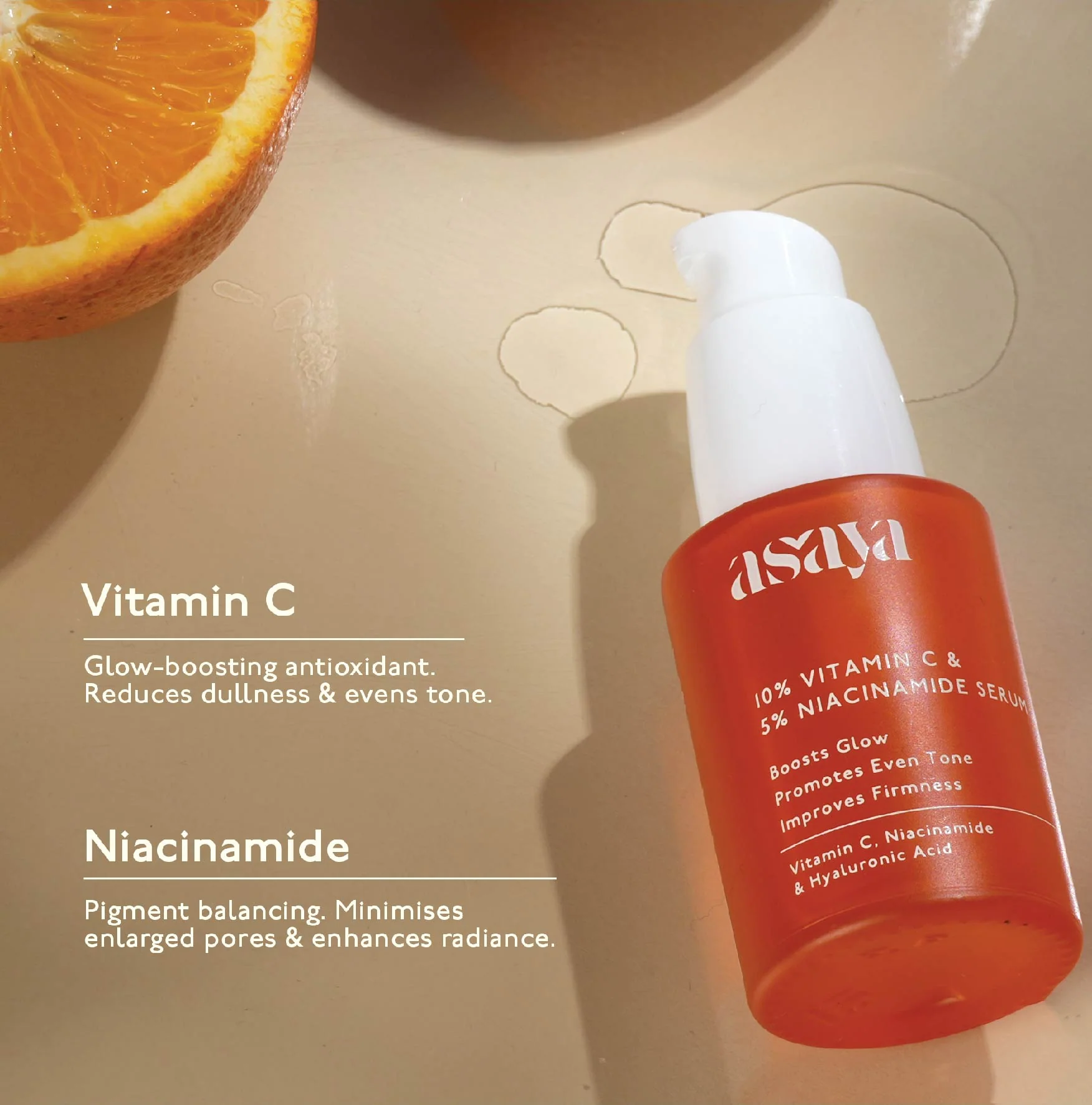 10% Vitamin C & 5% Niacinamide Serum for Dry Dull & Uneven Skin - Image 3