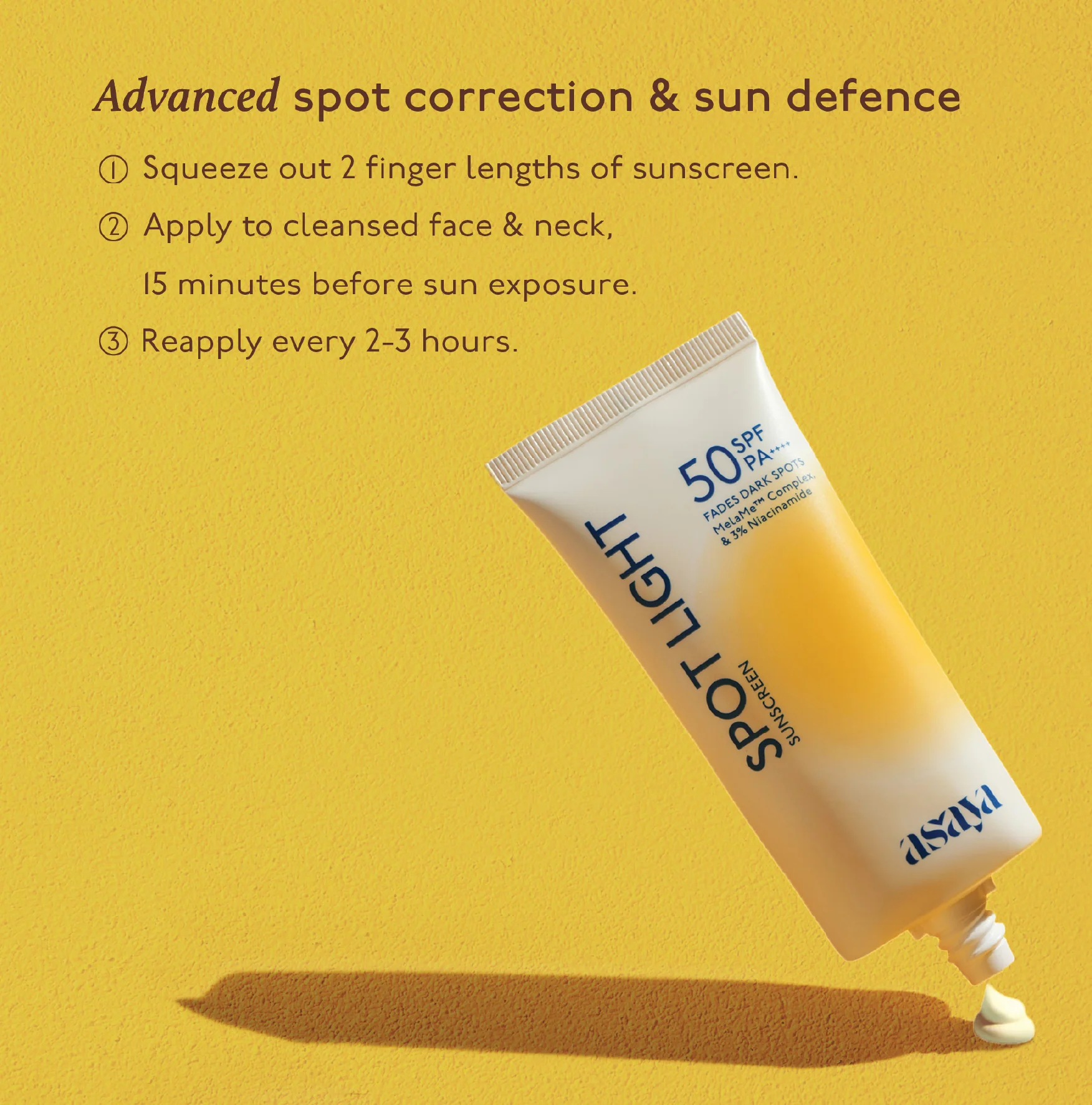 Spot Light Sunscreen SPF 50 PA++++ for Dark Spots & Hyperpigmentation - Image 8